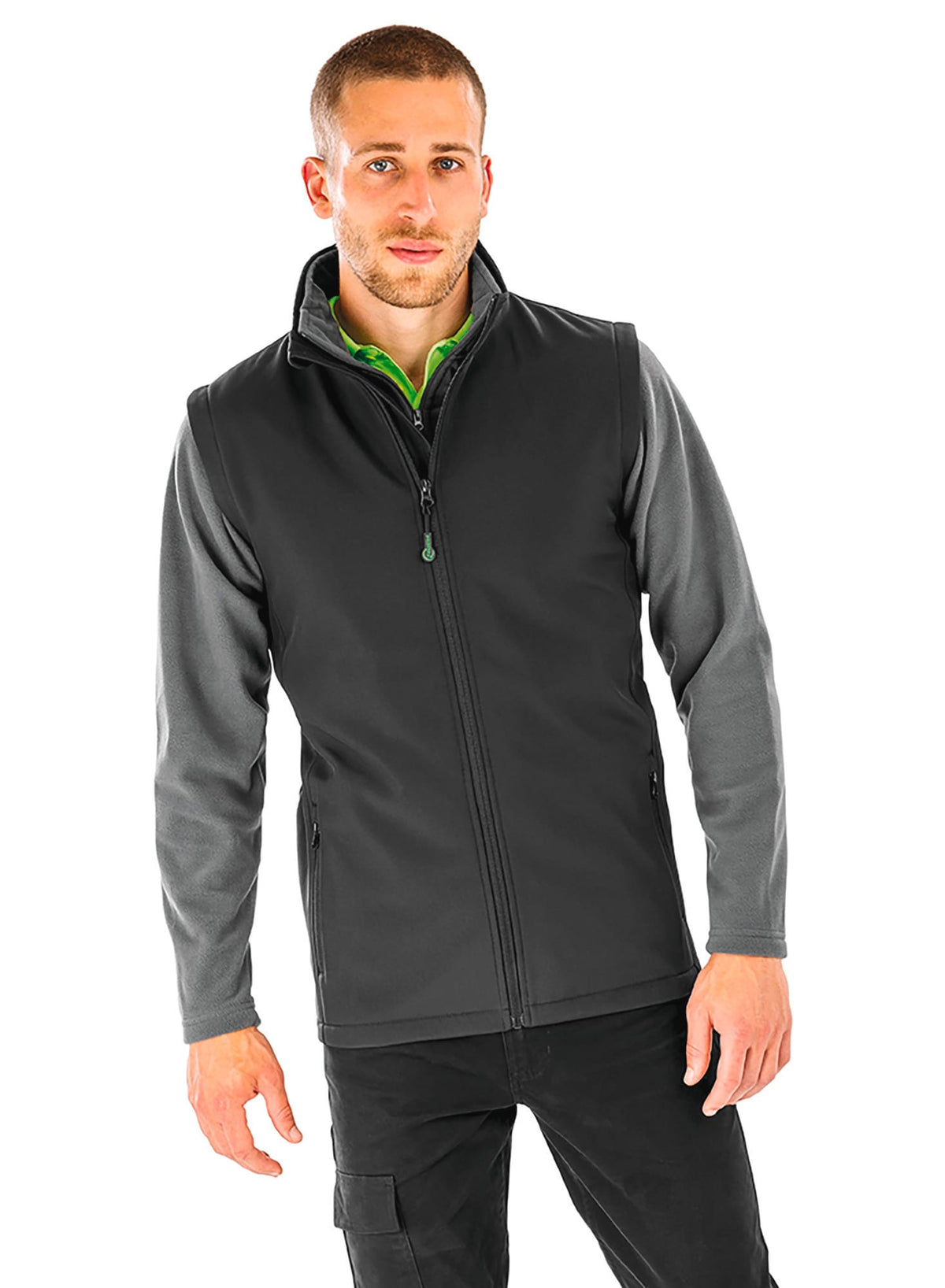 Result R902M Gerecycleerde heren softshell-bodywarmer