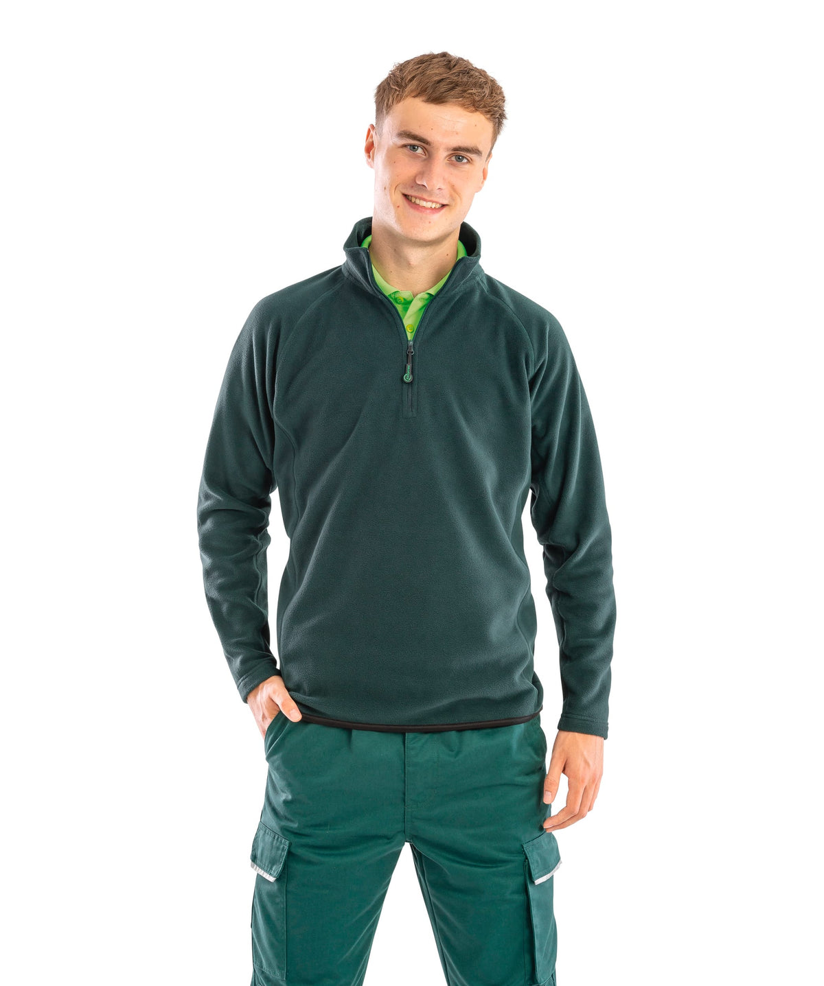 Result R905X Gerecycled microfleece met ritskraag