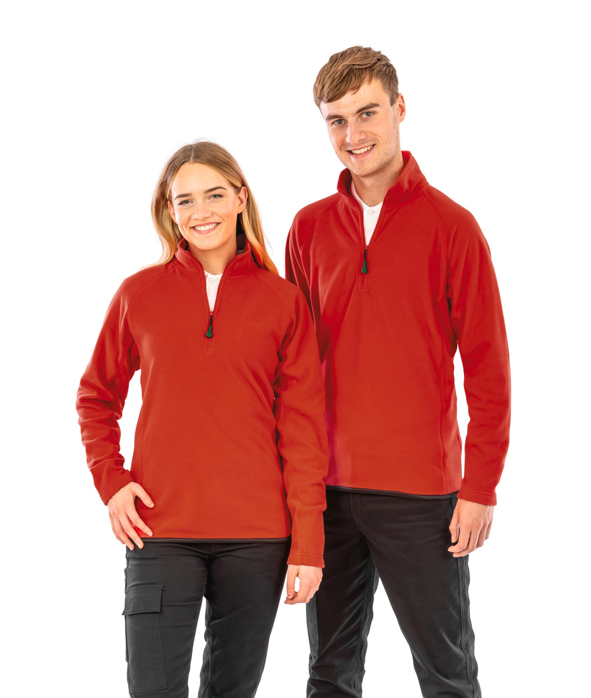Result R905X Gerecycled microfleece met ritskraag