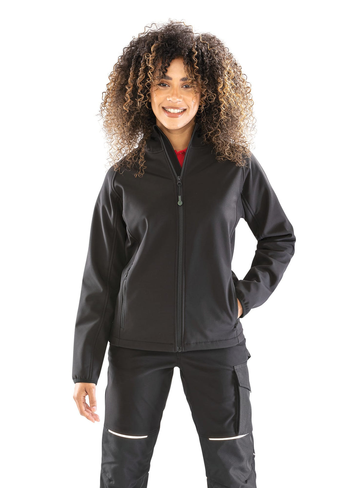Result R911F 3-laagse gerecycleerde softshell met capuchon voor dames