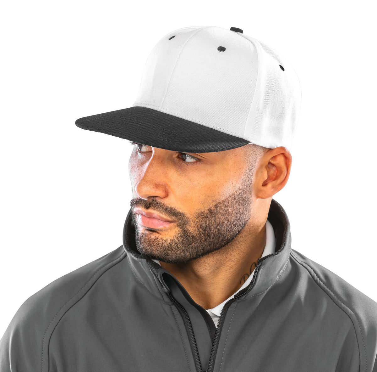 Result RC082X Tweekleurige bronx original snapbackpet met platte klep