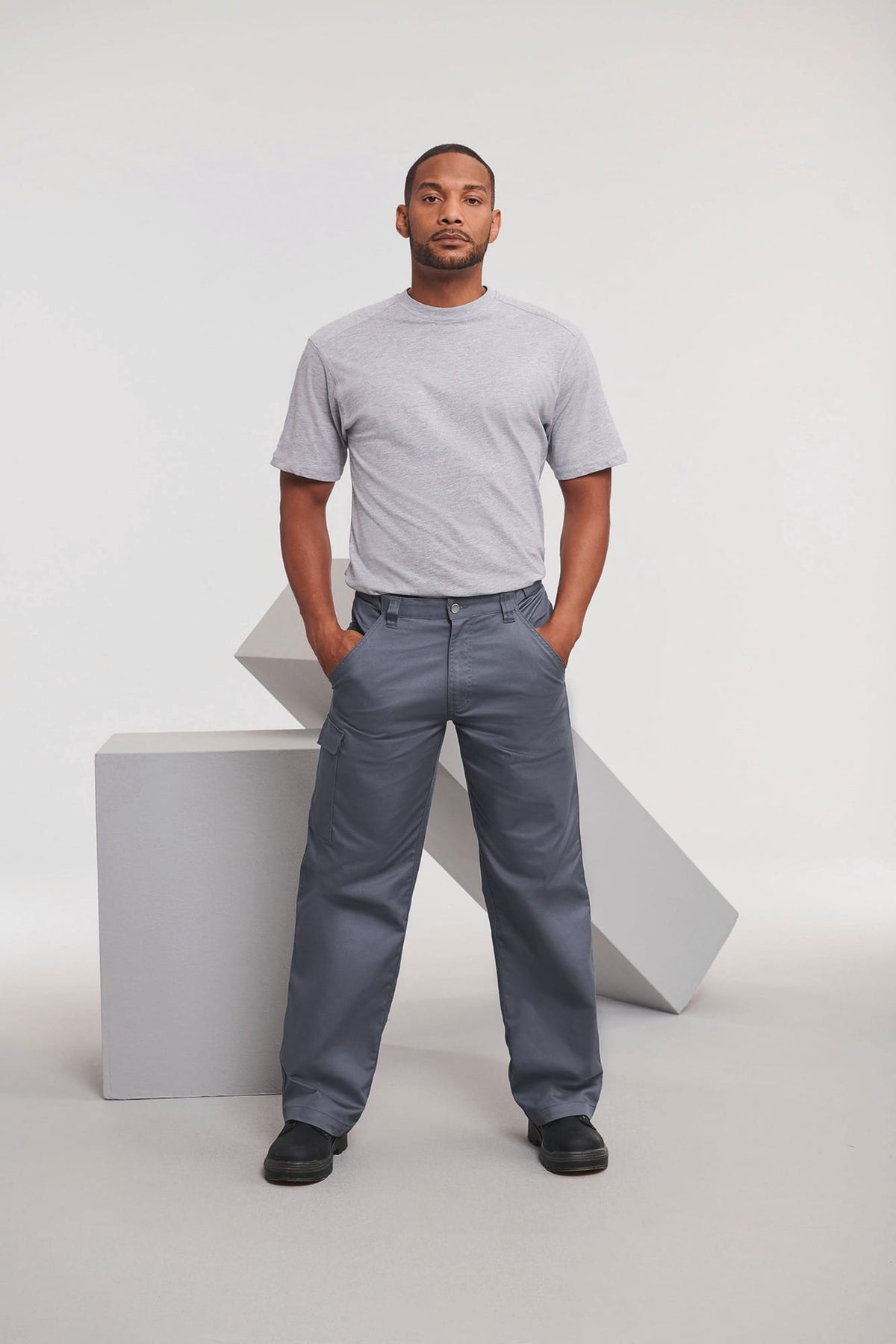 Russell RU001M Polykatoenen Twill broek