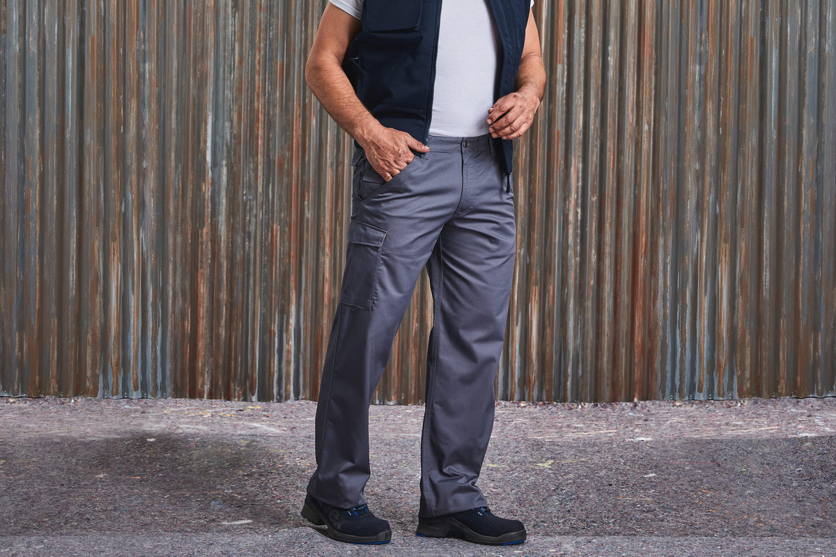Russell RU001M Polykatoenen Twill broek