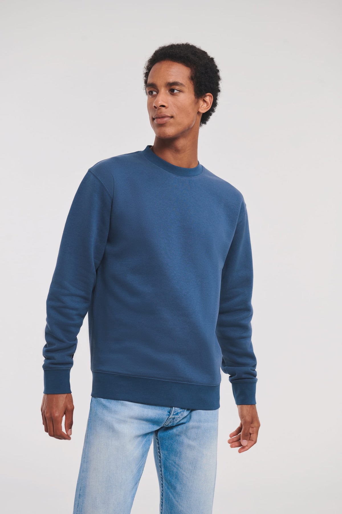 Russell RU262M Authentic Sweater met ronde hals