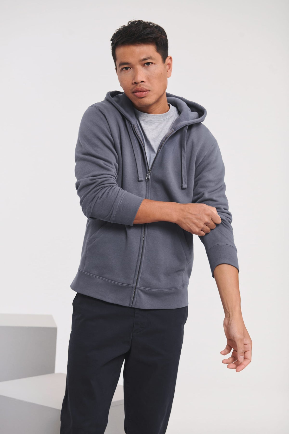 Russell RU266M Authentic Sweatvest met capuchon
