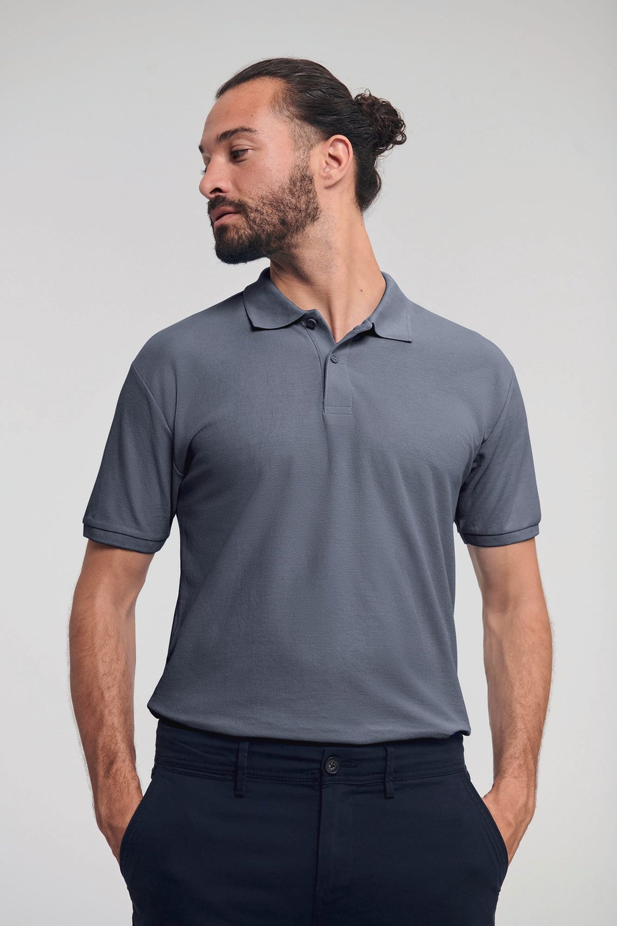Russell RU570M Herenpolo Authentic Eco