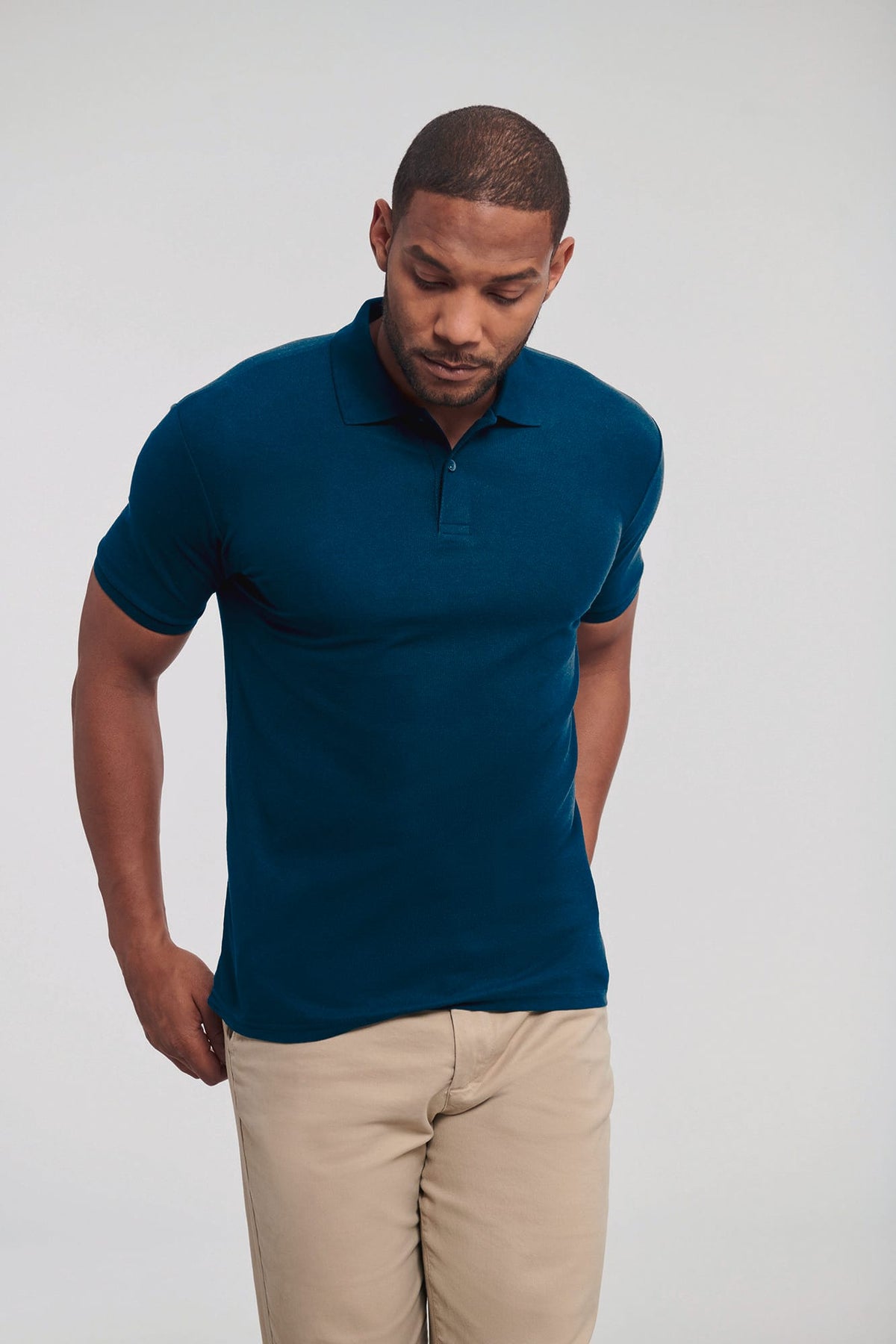 Russell RU570M Herenpolo Authentic Eco