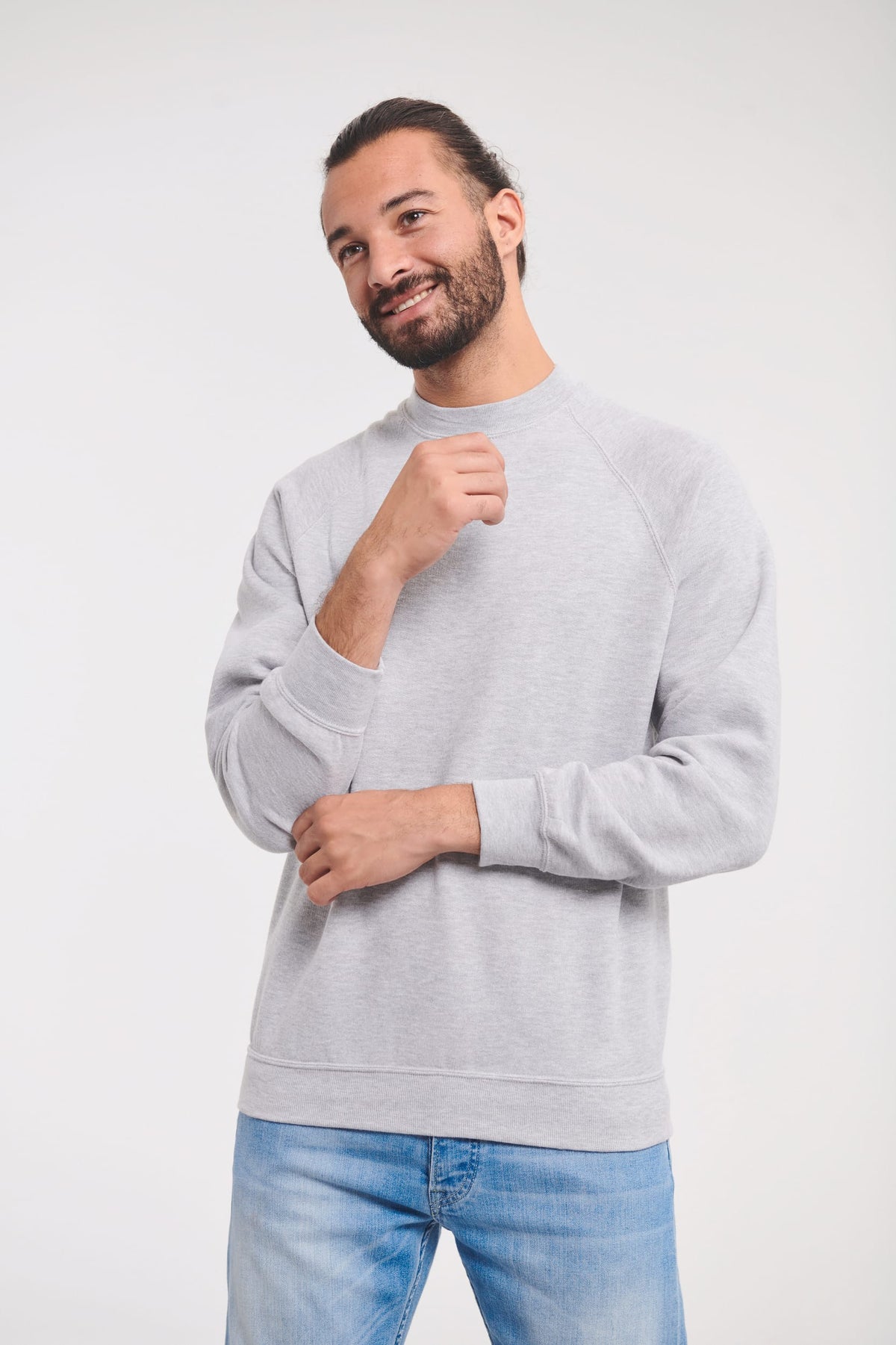 Russell RU7620M Classic Sweater met ronde hals