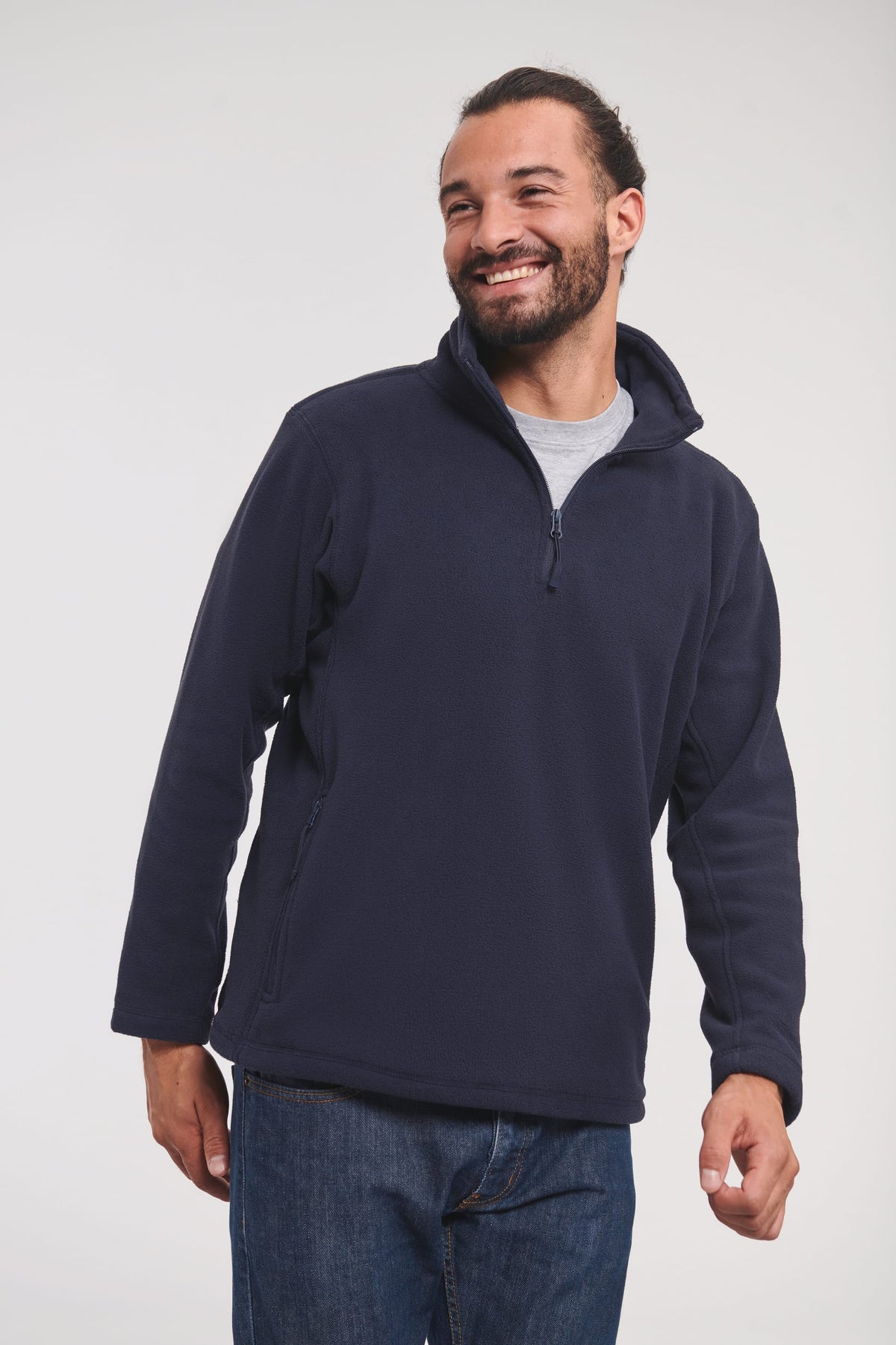 Russell RU8740M 1/4 Zip Outdoor Fleece