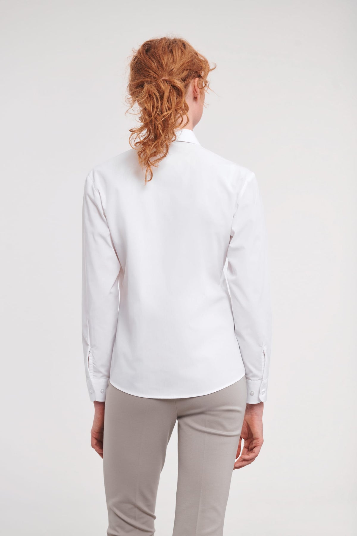 Russell RU934F Ladies' Ls Polycotton Poplin Shirt
