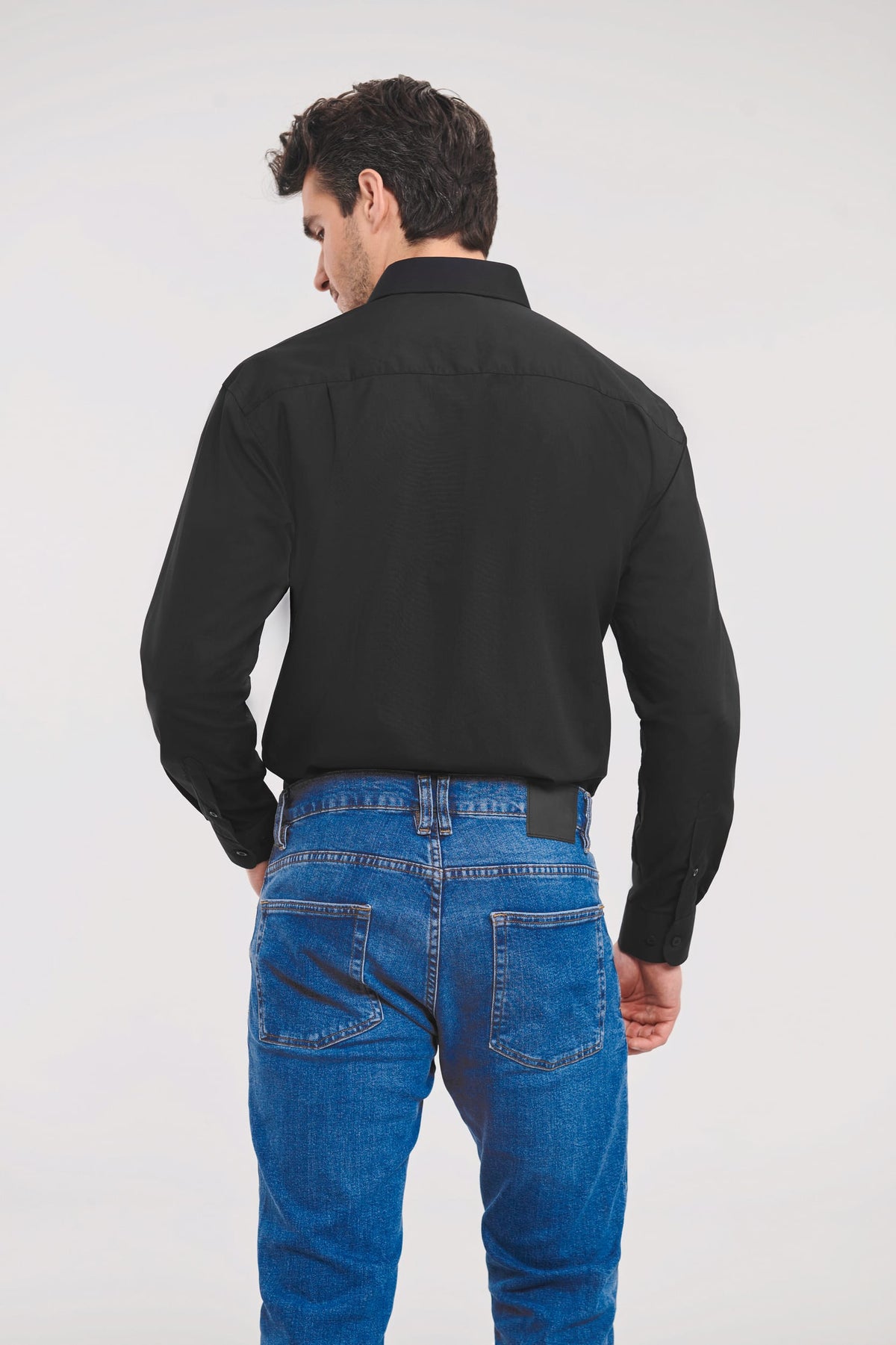 Russell RU934M Men's Ls Polycotton Poplin Shirt