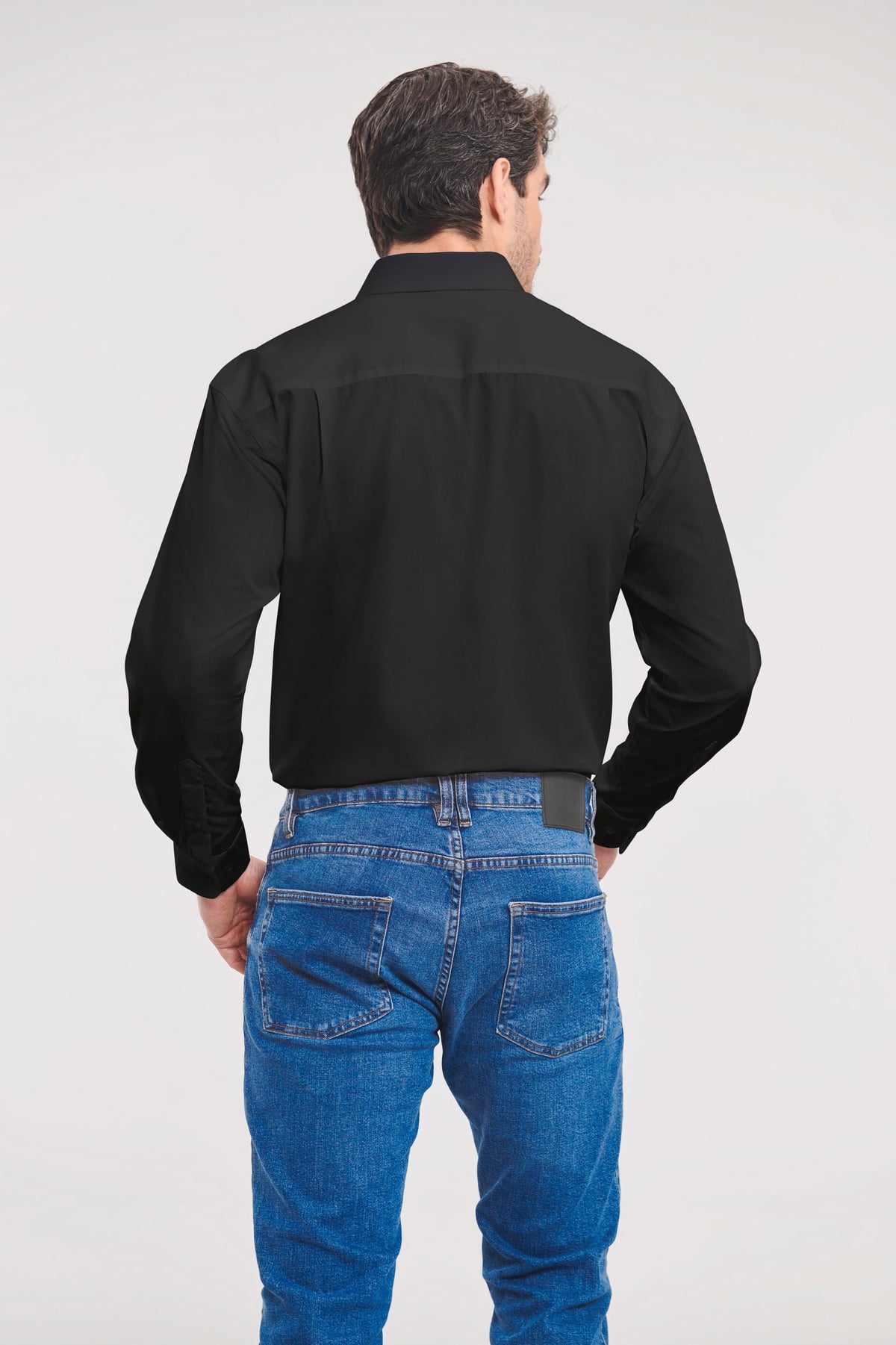 Russell RU936M Men's Ls Pure Cotton Easy Care Poplin Shirt