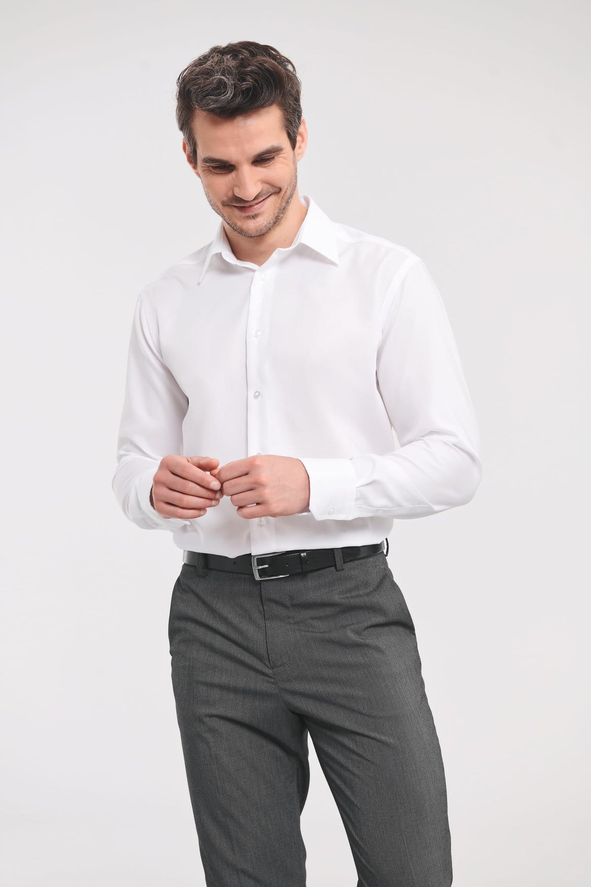 Russell RU958M Men's Tailored overhemd met lange mouwen - Ultimate non iron