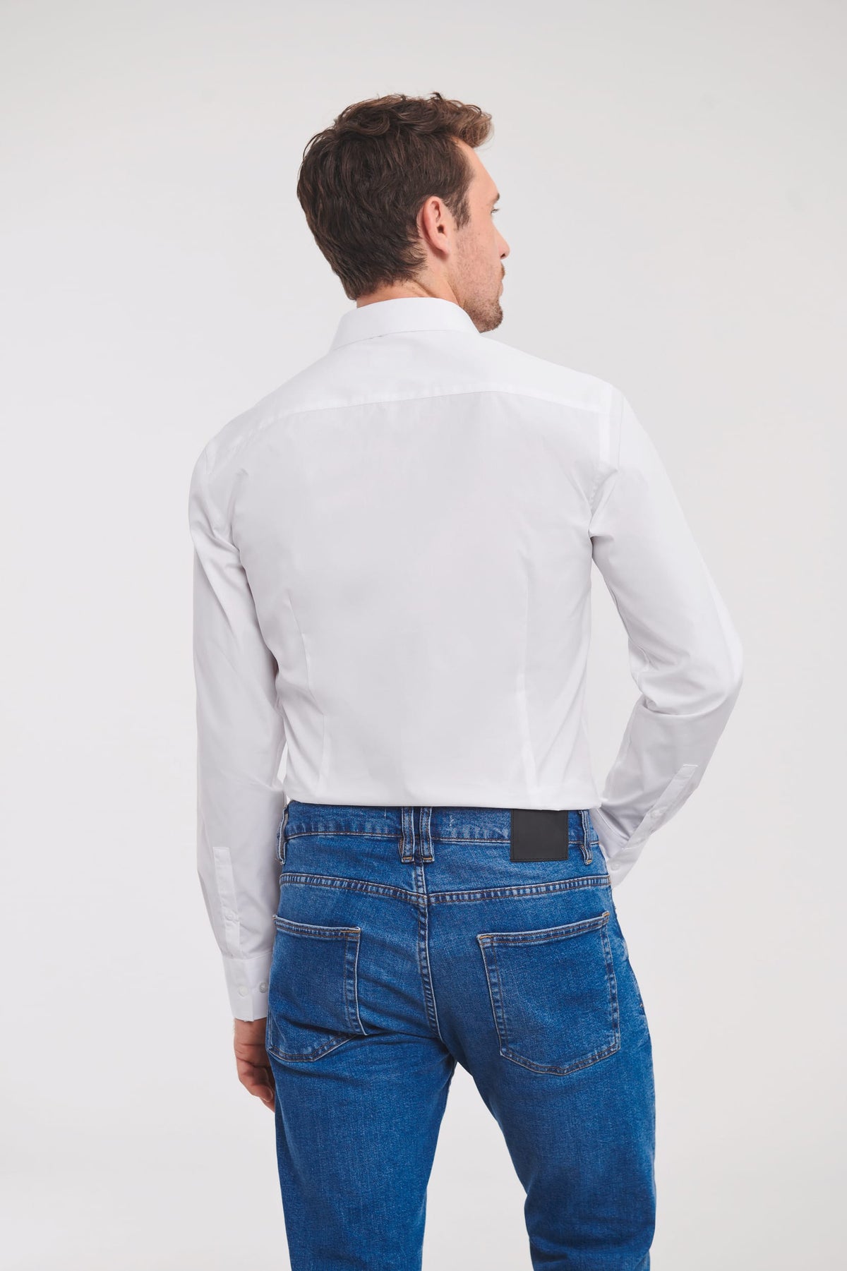 Russell RU960M Men's Long Sleeve Ultimate Stretch