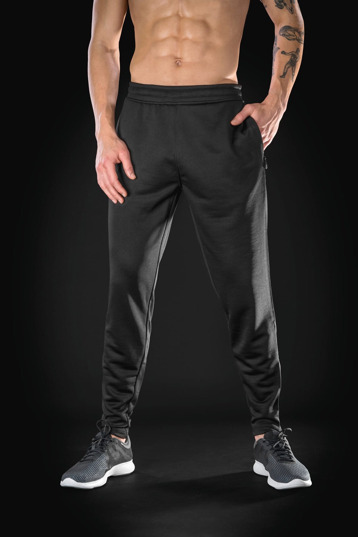 Spiro S276M Mens slimfit joggingbroek