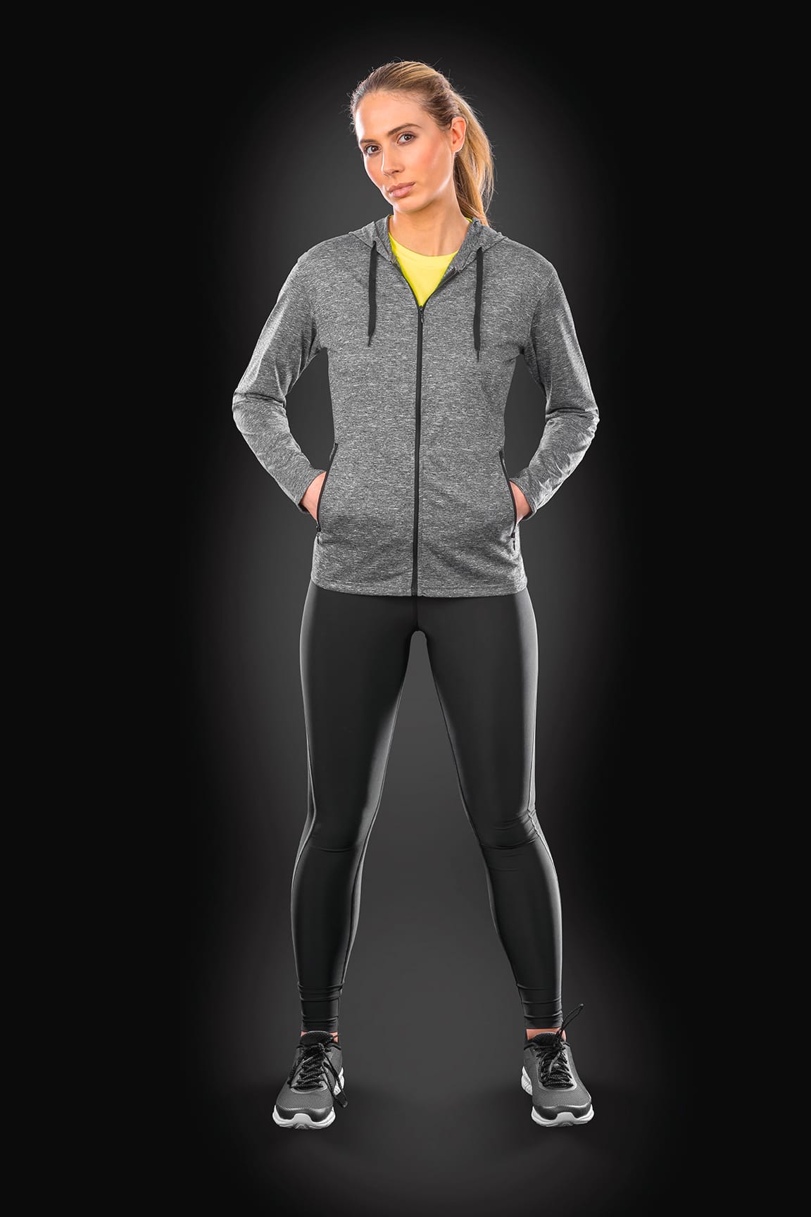 Spiro S277F Womens hooded tee-jacket