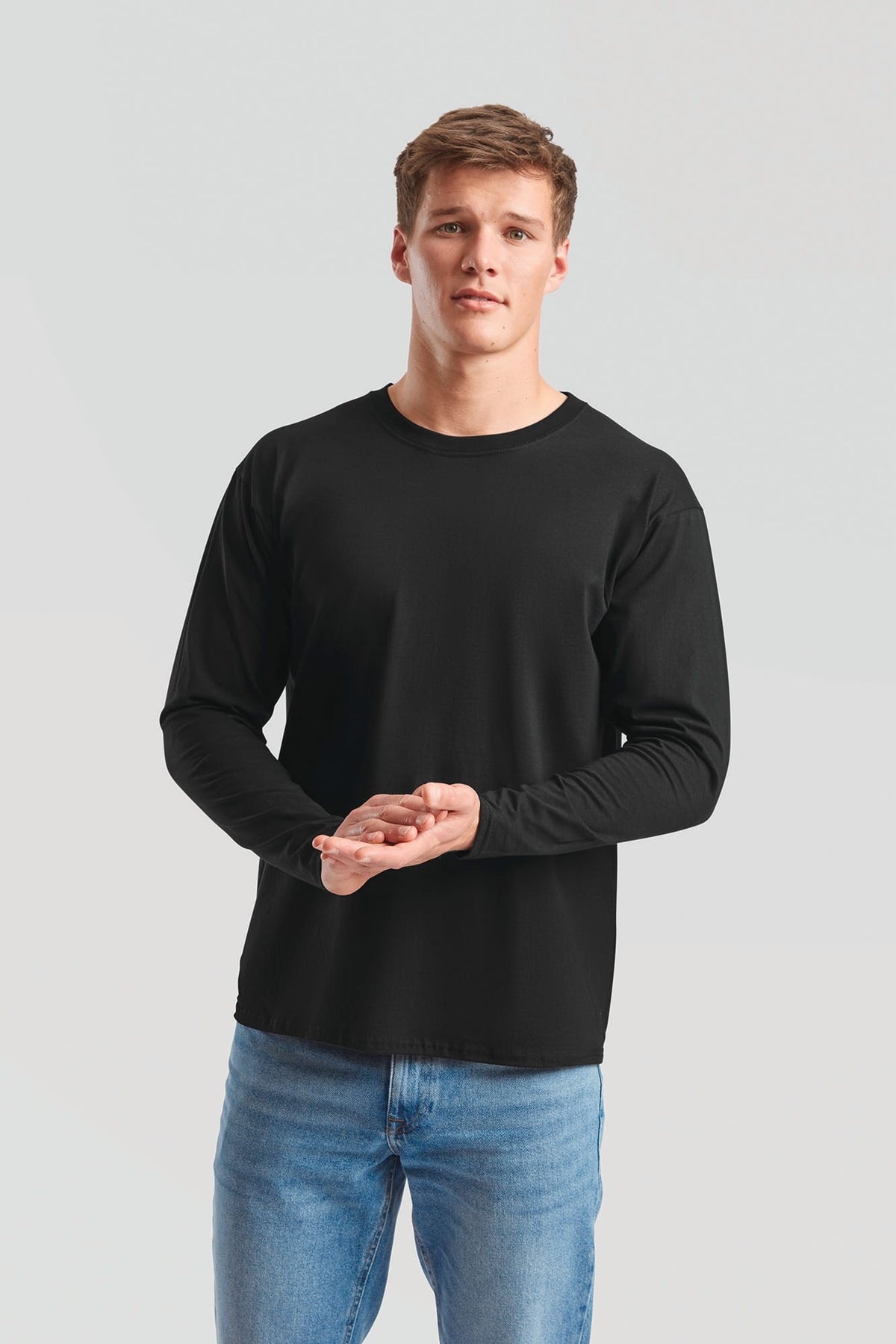 Fruit of the Loom SC201 Valueweight Long Sleeve T (61-038-0)