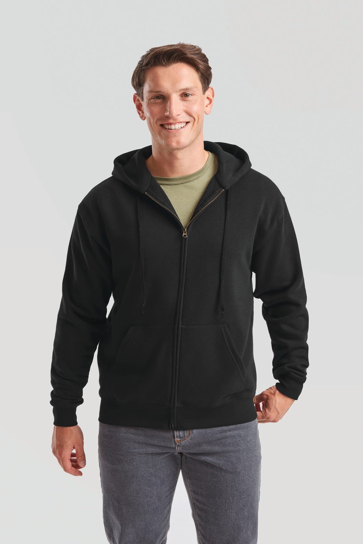 Fruit of the Loom SC361C Men's Premium Full Zip Hooded Sweatshirt (62-034-0)