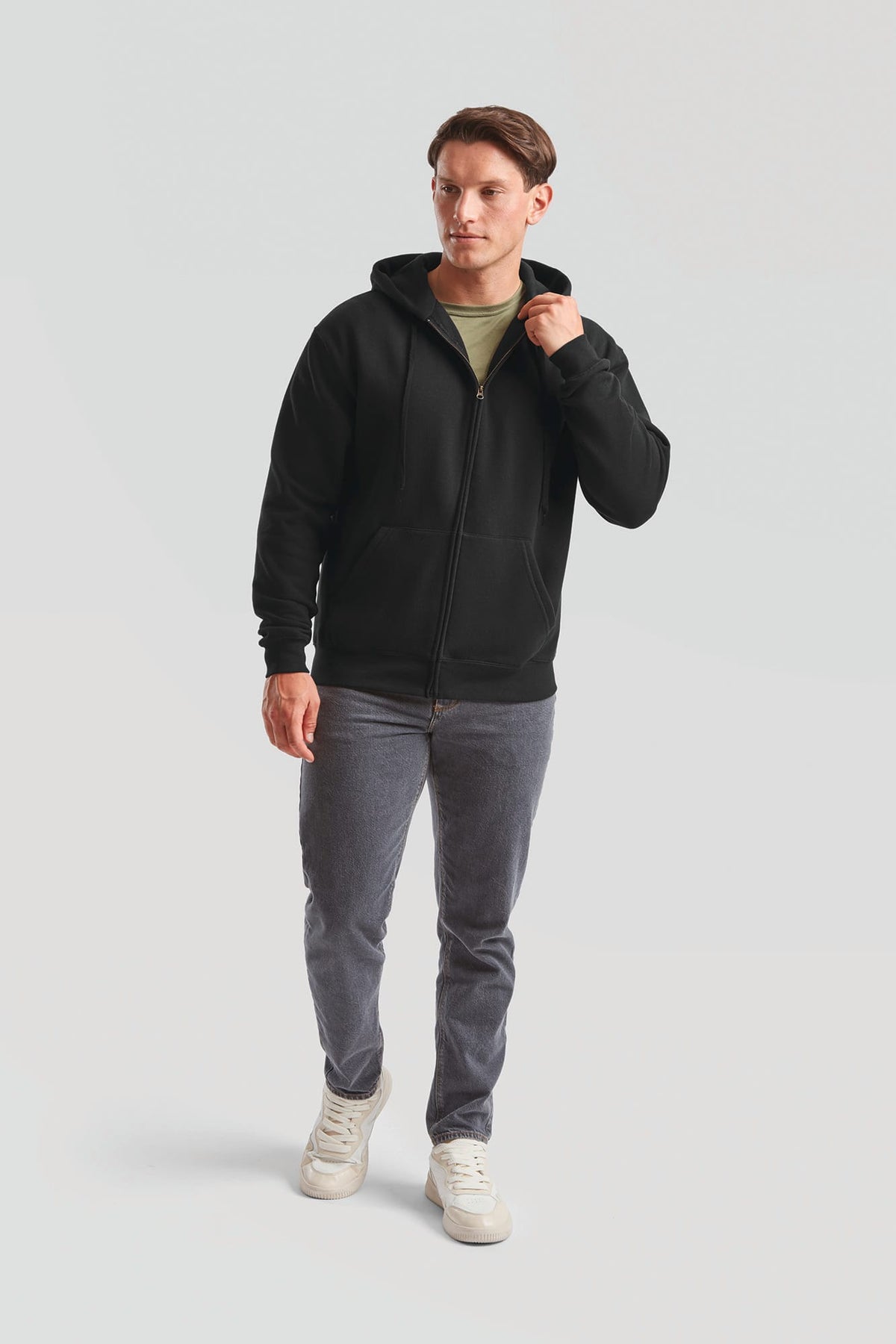 Fruit of the Loom SC361C Men's Premium Full Zip Hooded Sweatshirt (62-034-0)