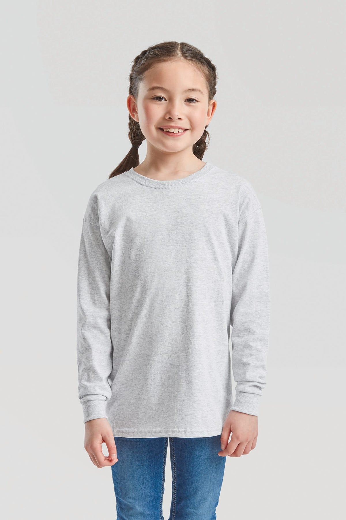 Fruit of the Loom SC61007 Kids Valueweight Lange mouwen (61-007-0)