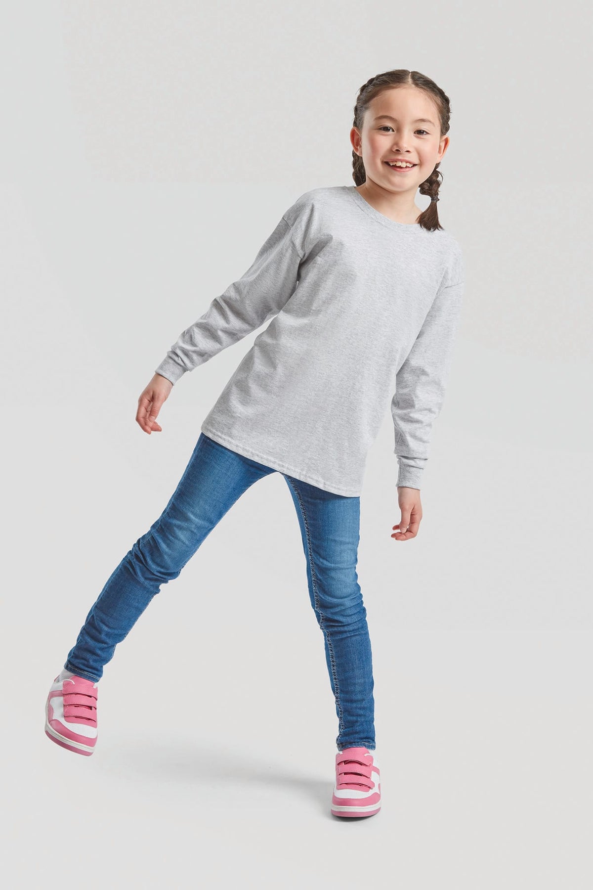 Fruit of the Loom SC61007 Kids Valueweight Lange mouwen (61-007-0)