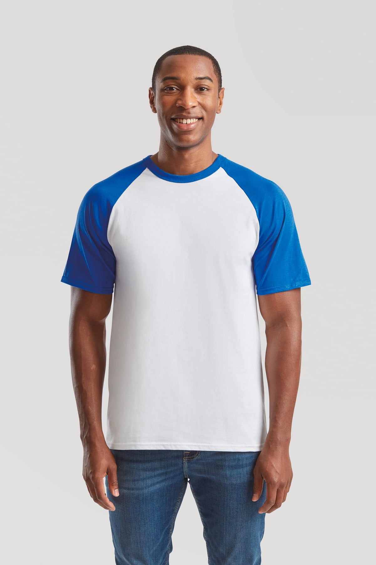 Fruit of the Loom SC61026 Valueweight Baseball T met korte mouwen