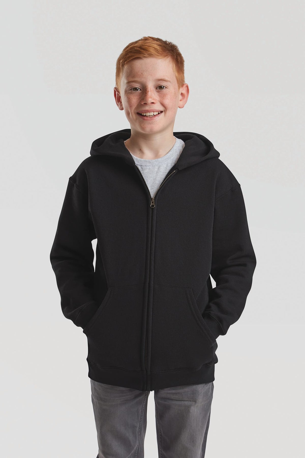 Fruit of the Loom SC62045 Kids Classic sweatvest met capuchon (62-045-0)