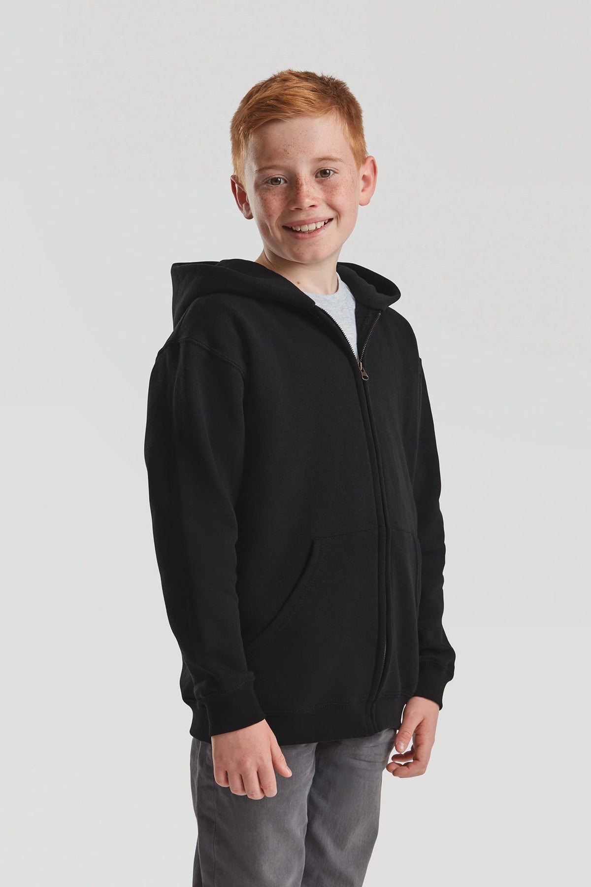 Fruit of the Loom SC62045 Kids Classic sweatvest met capuchon (62-045-0)