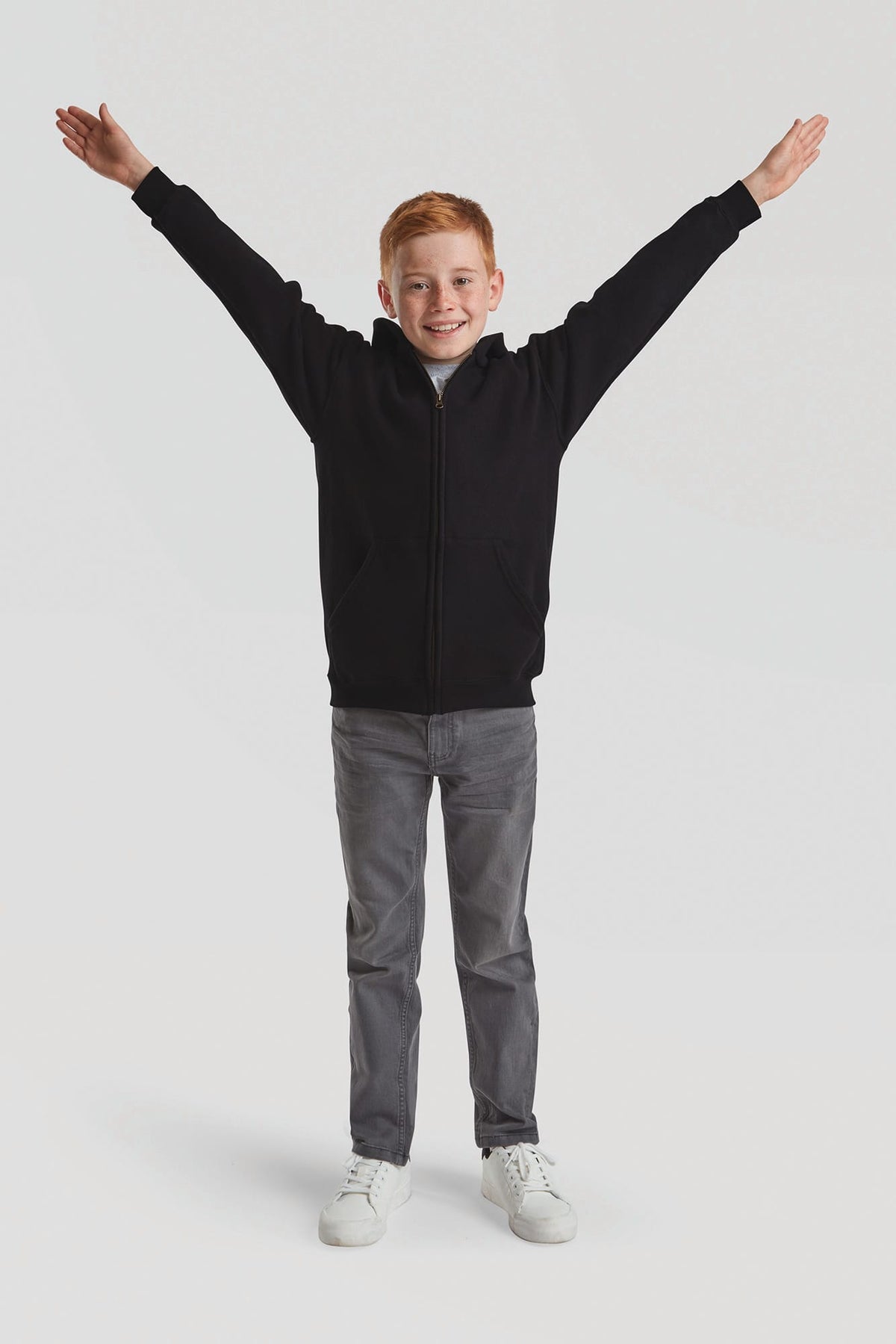 Fruit of the Loom SC62045 Kids Classic sweatvest met capuchon (62-045-0)