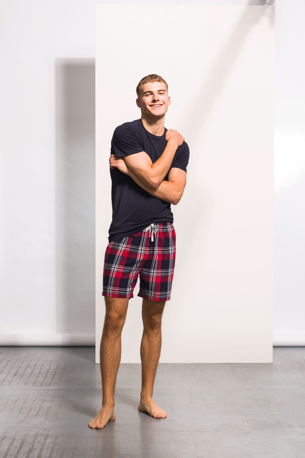 SF Clothing SFM082 Short met Schotse ruiten