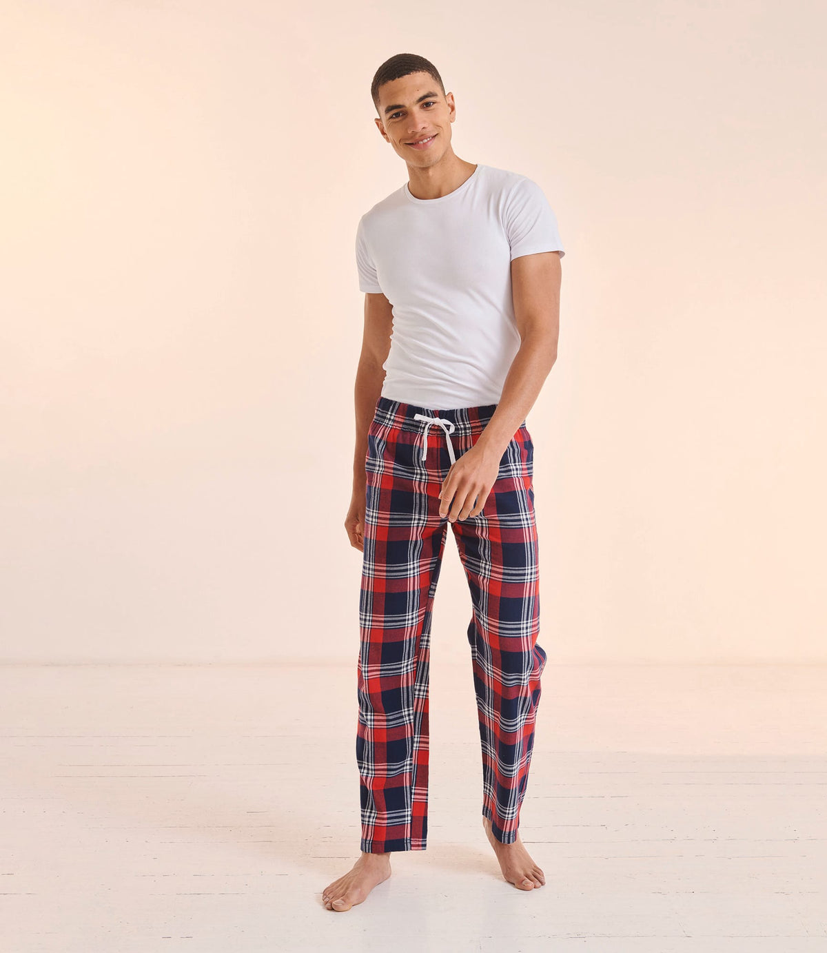 SF Clothing SFM083 Men's tartan lounge broek