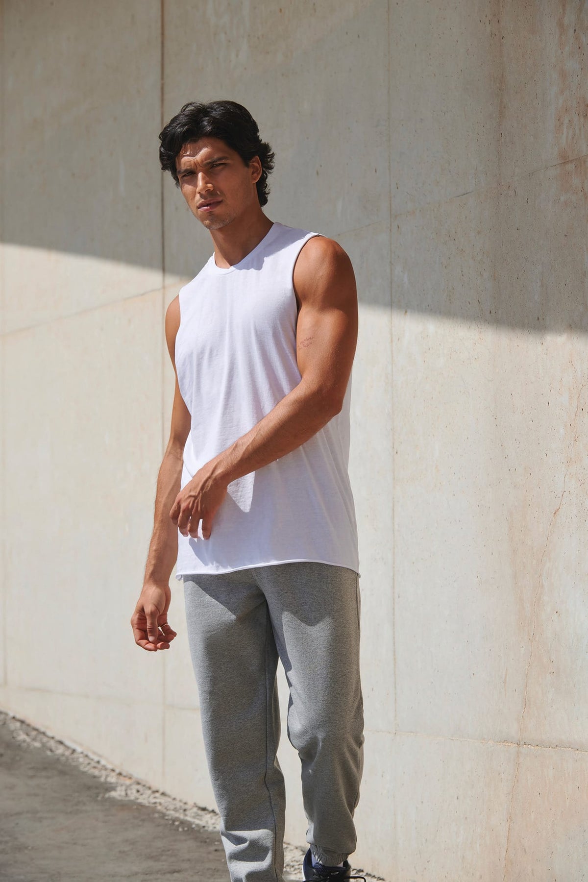 SF Clothing SFM232 Uitlopende herentanktop