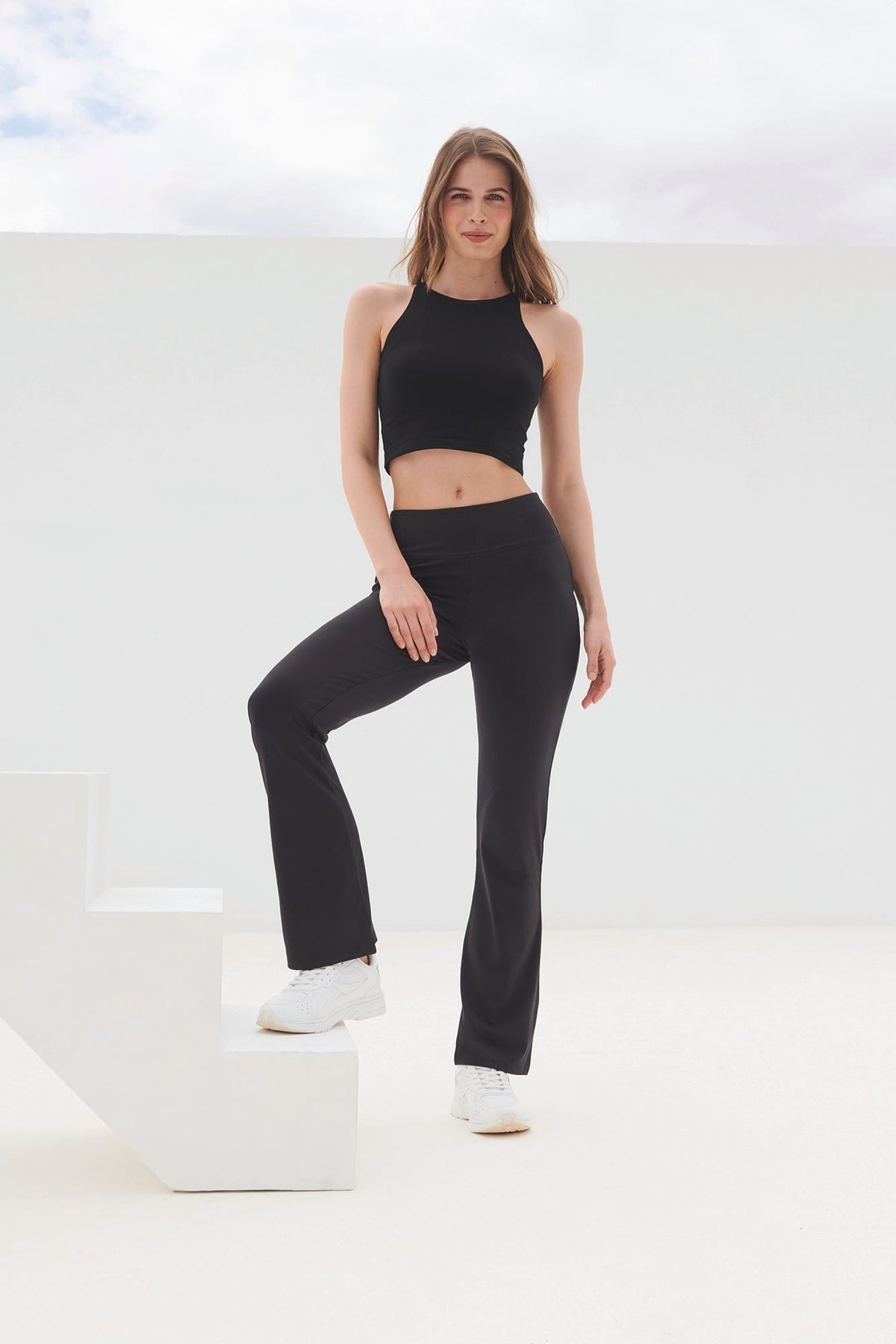 SF Clothing SK428 Dames legging met uitlopende pijpen
