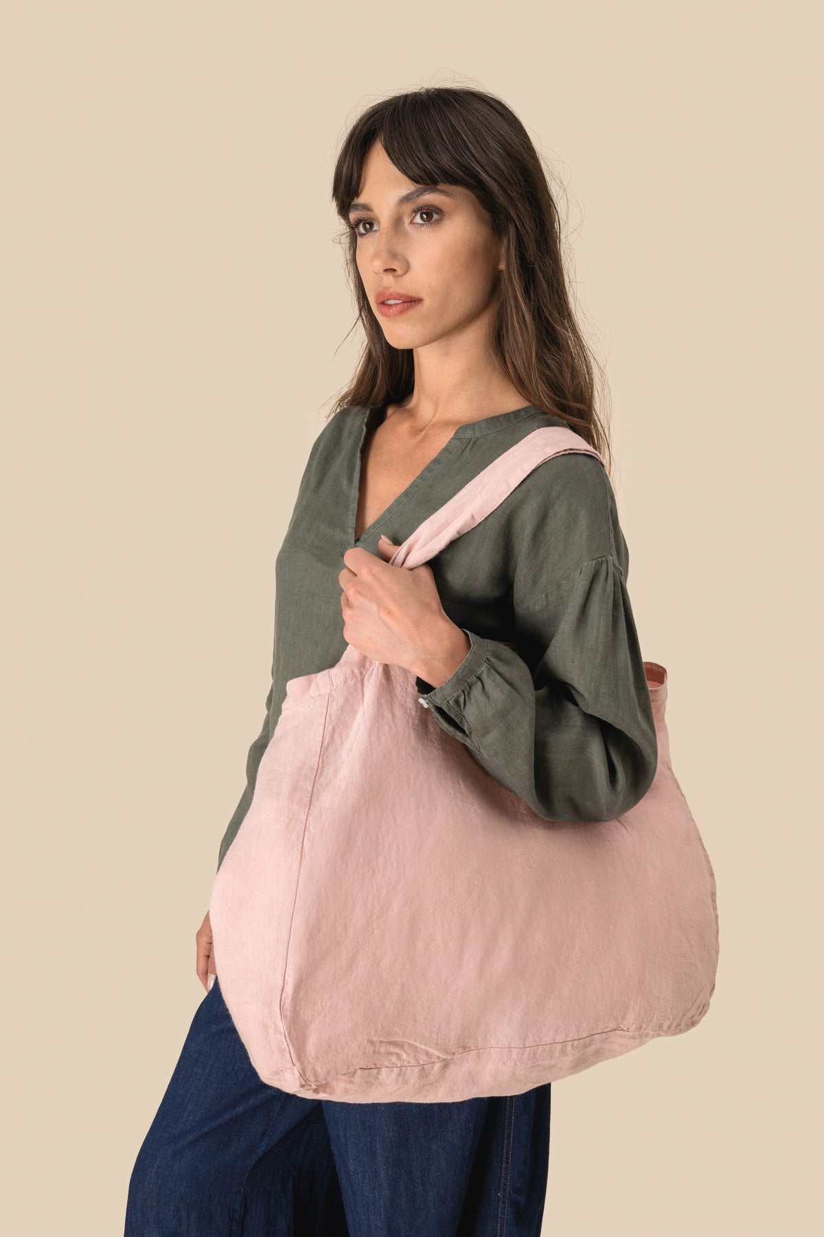 Spasso SP122 Linnen shopper