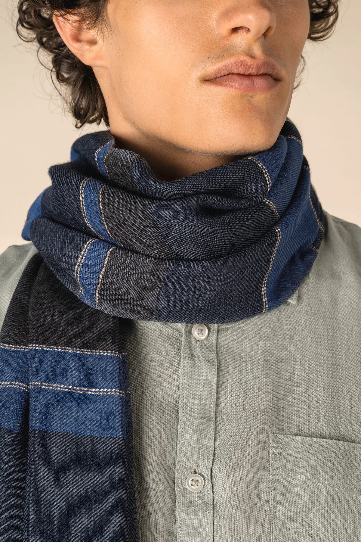 Spasso SP142 Omkeerbare unisex tulbanddoek