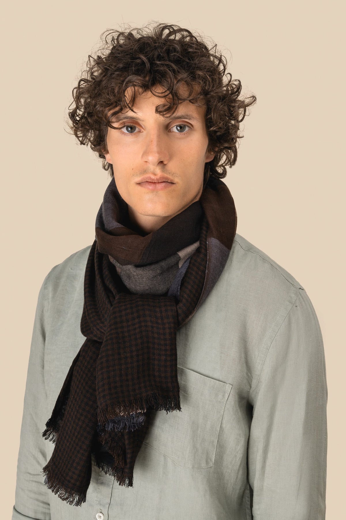 Spasso SP144 Omkeerbare unisex tulbanddoek
