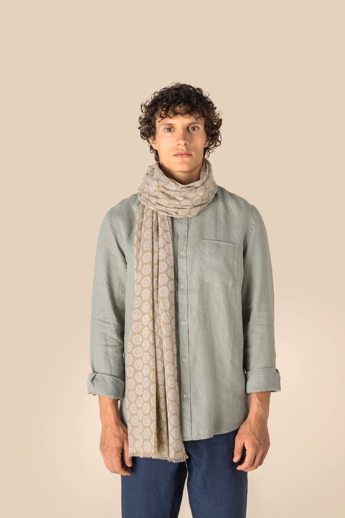 Spasso SP148 unisex tulbanddoek met motieven
