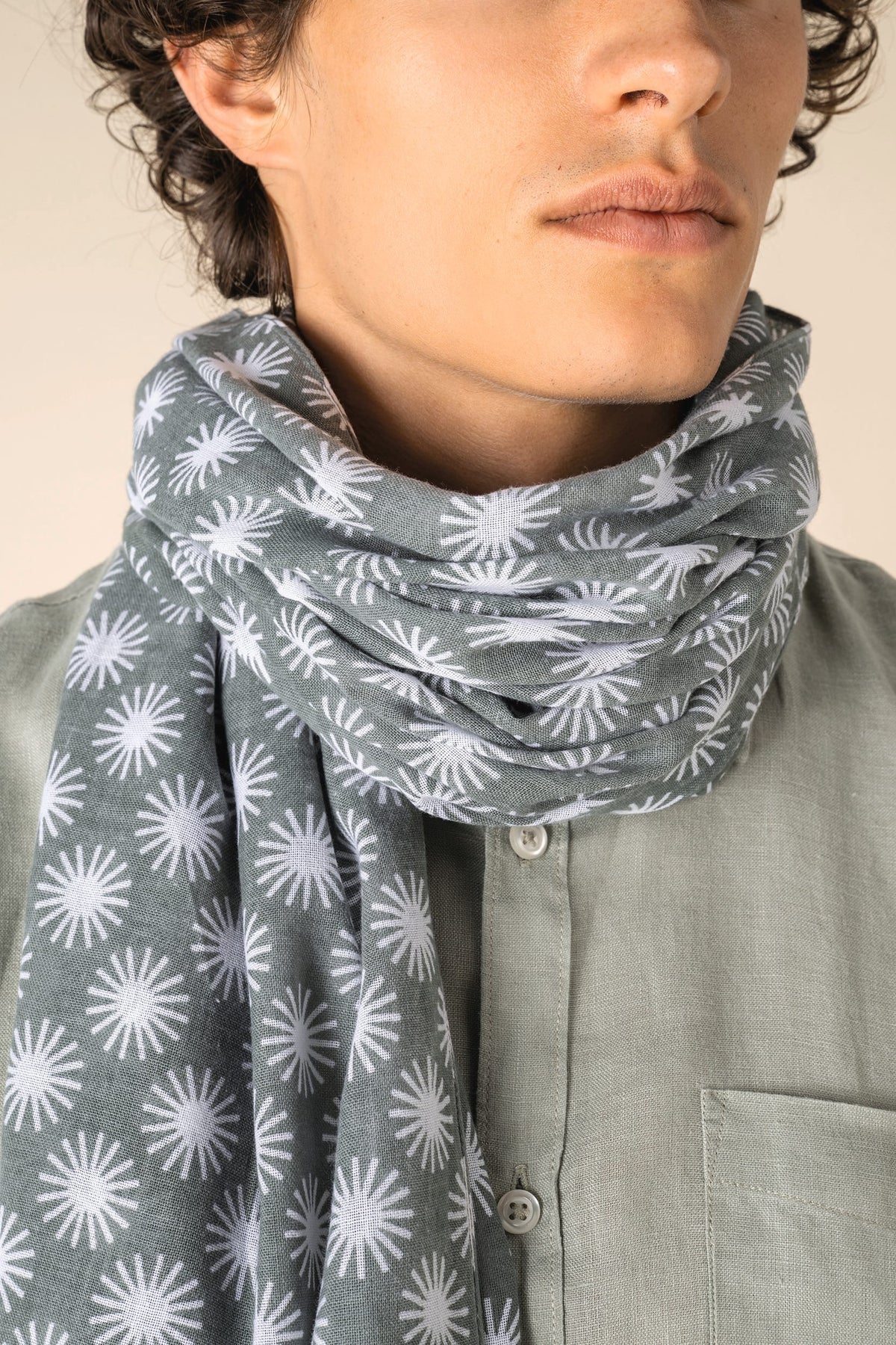 Spasso SP153 unisex tulbanddoek met motieven