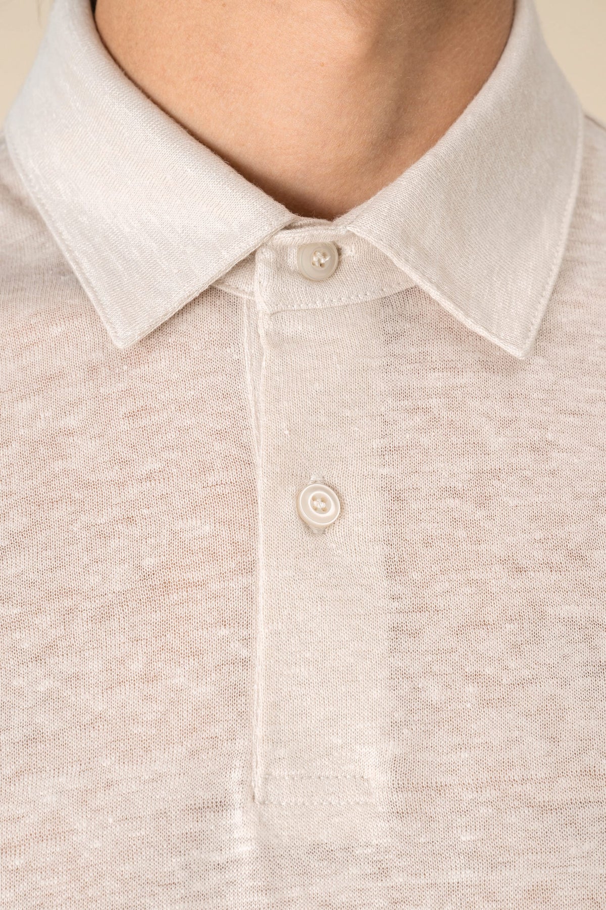 Spasso SP217 Linnen herenpolo