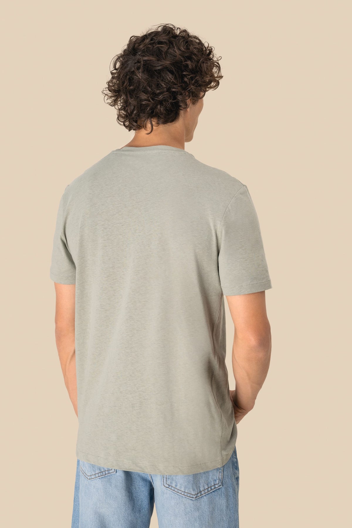Spasso SP325 Ecologisch unisex T-shirt van biokatoen en linnen