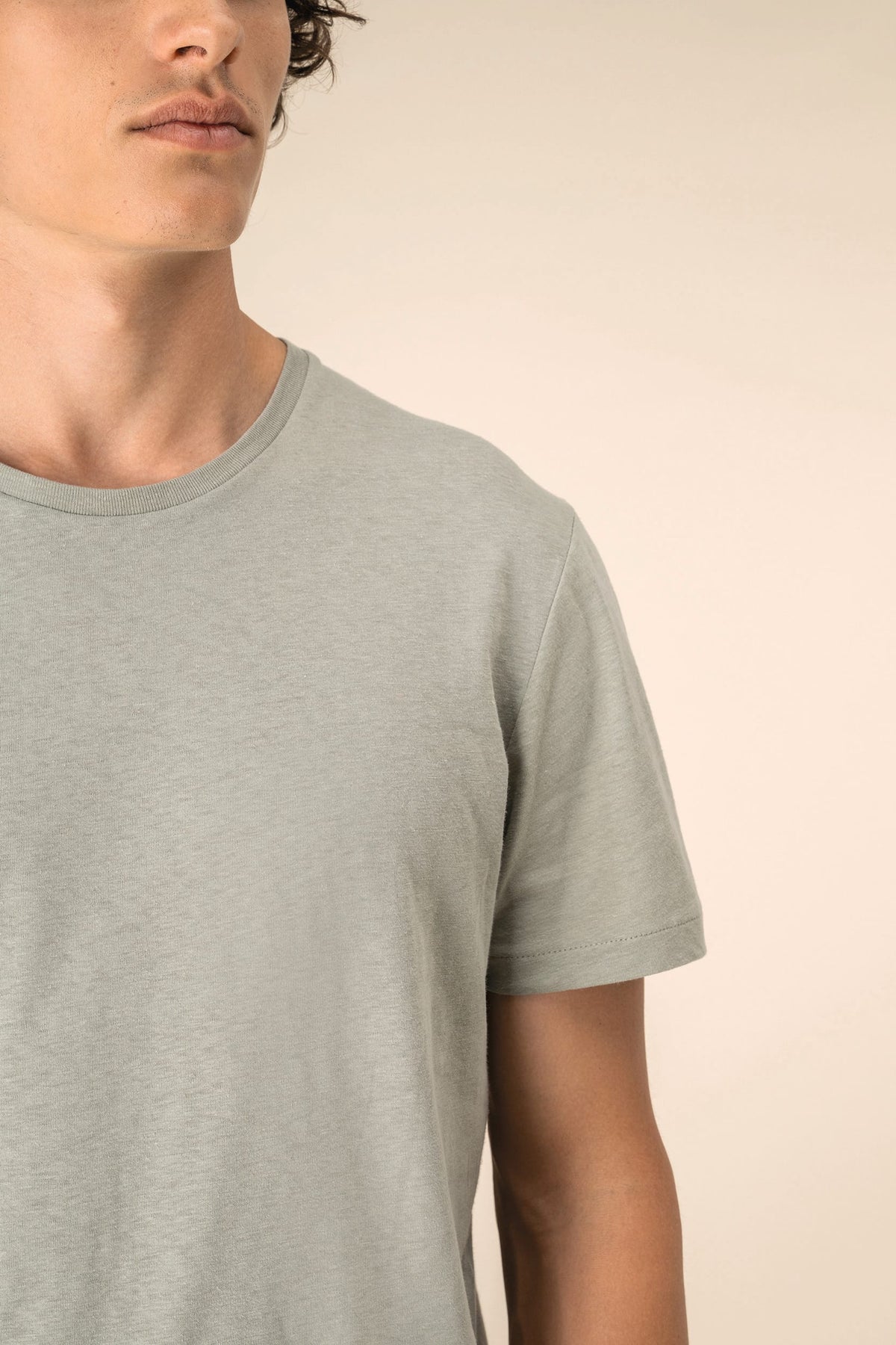 Spasso SP325 Ecologisch unisex T-shirt van biokatoen en linnen