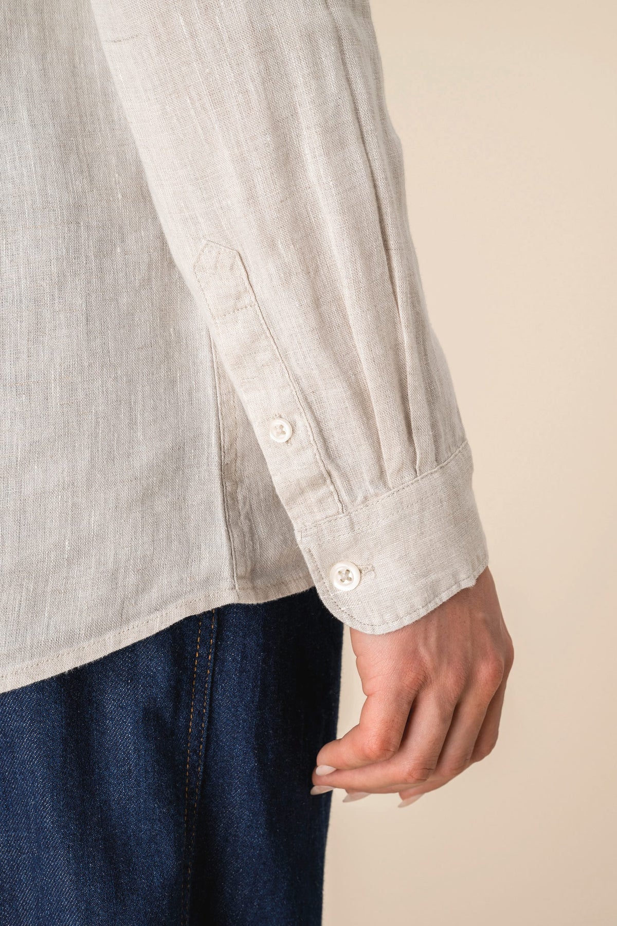 Spasso SP505 Linnen damesblouse