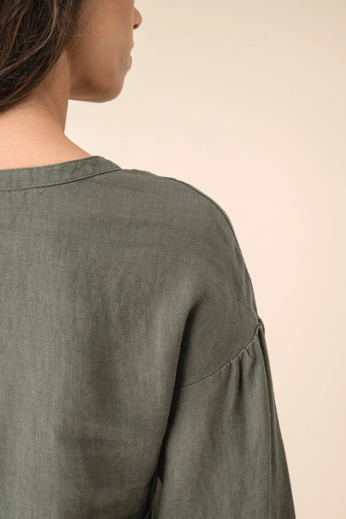 Spasso SP524 Linnen damesblouse