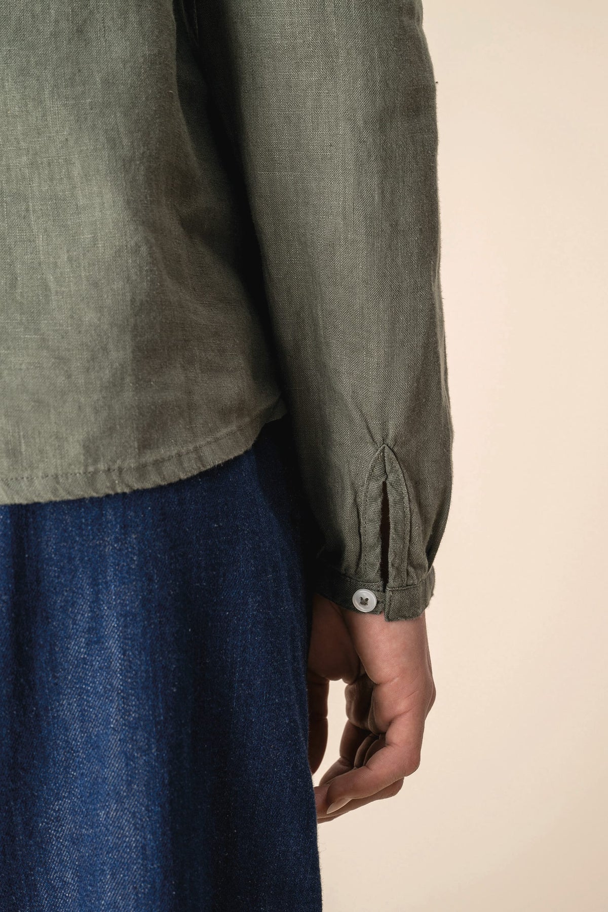 Spasso SP524 Linnen damesblouse