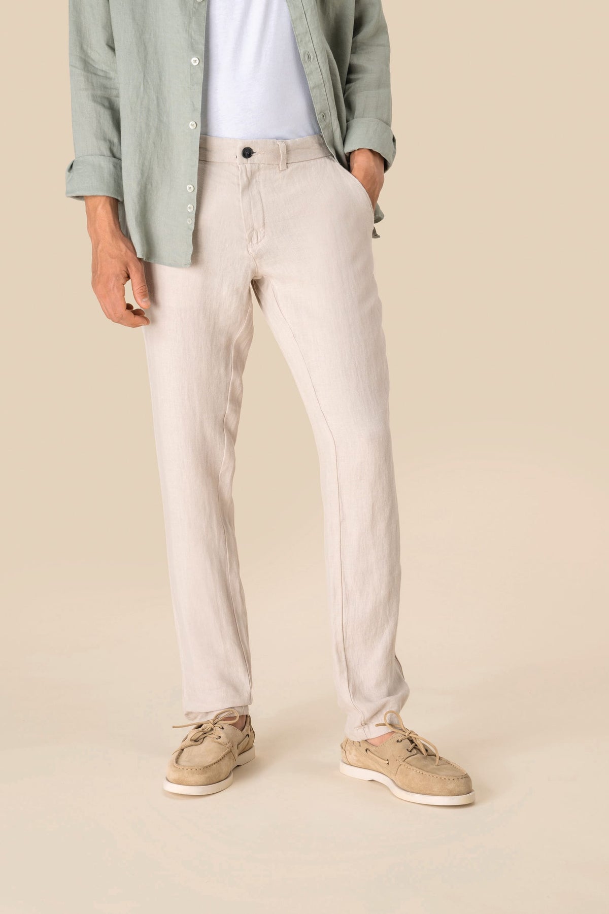 Spasso SP710 Linnen broek heren