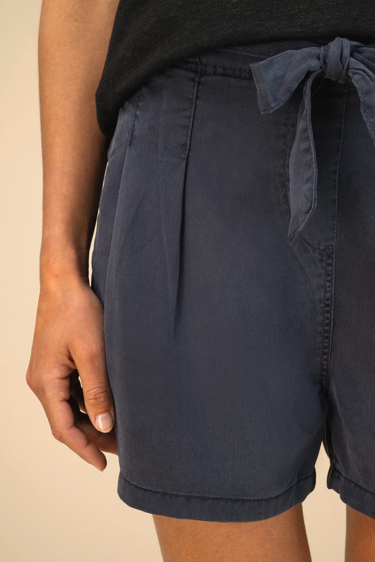 Spasso SP725 Ecologische verwassen damesshort van lyocell