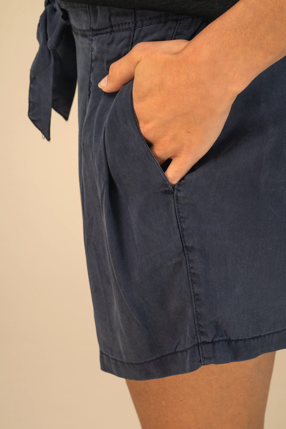 Spasso SP725 Ecologische verwassen damesshort van lyocell