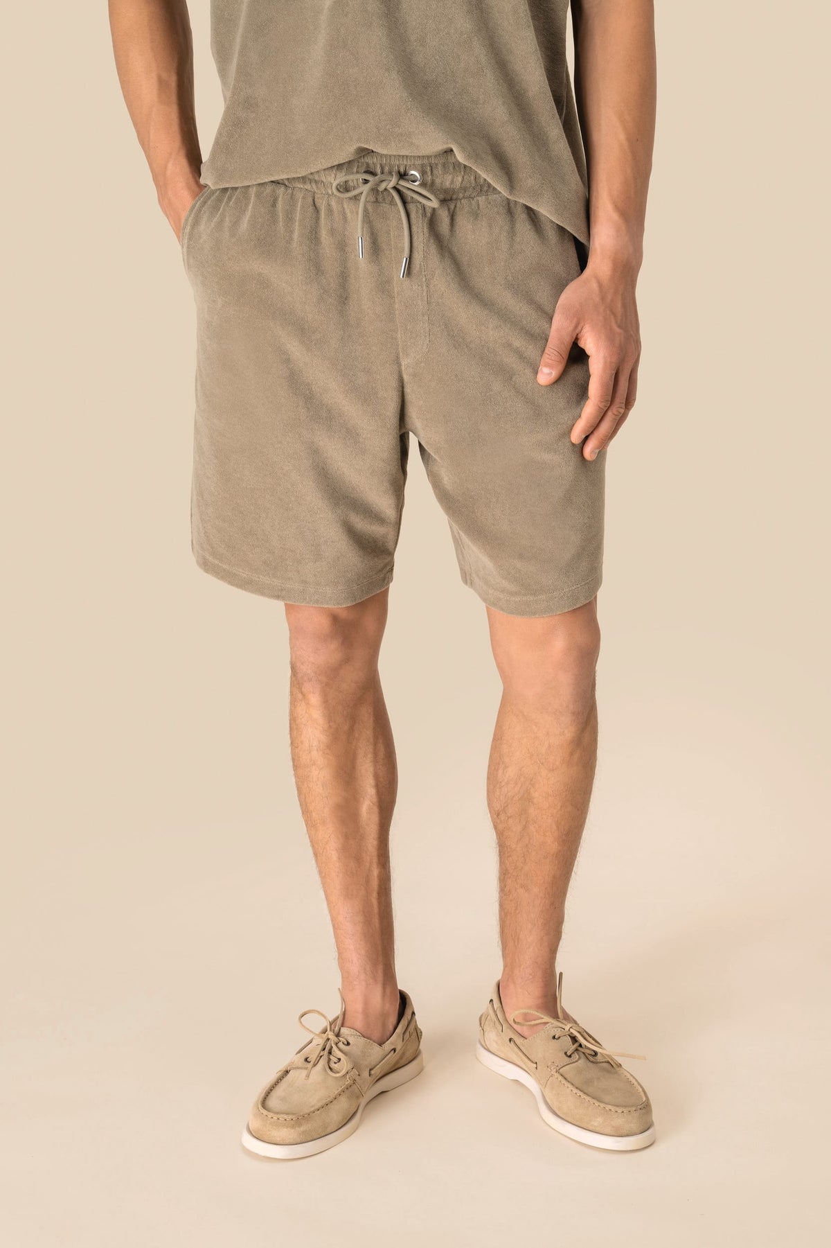 Spasso SP729 Ecologische badstof herenshort