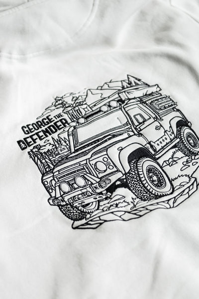 Geborduurd ontwerp George the Defender